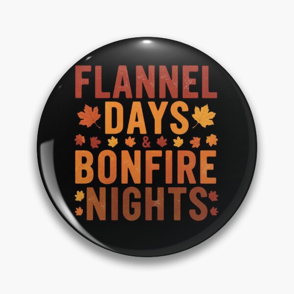 Item preview, Flannel Days and Bonfire Nights T-shirt – Cozy Fall Season Design designed and sold by FestivityFinds.