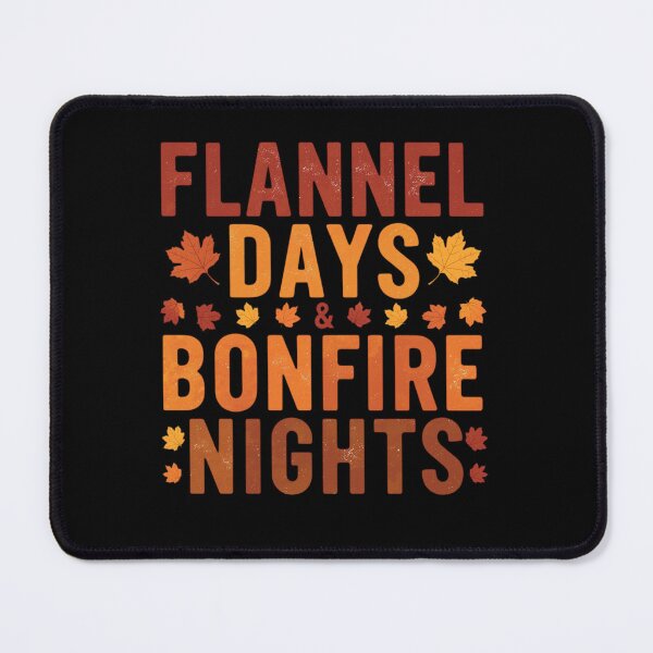 Item preview, Flannel Days and Bonfire Nights T-shirt – Cozy Fall Season Design designed and sold by FestivityFinds.