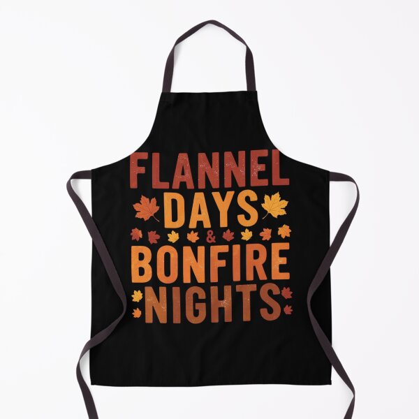 Item preview, Flannel Days and Bonfire Nights T-shirt – Cozy Fall Season Design designed and sold by FestivityFinds.