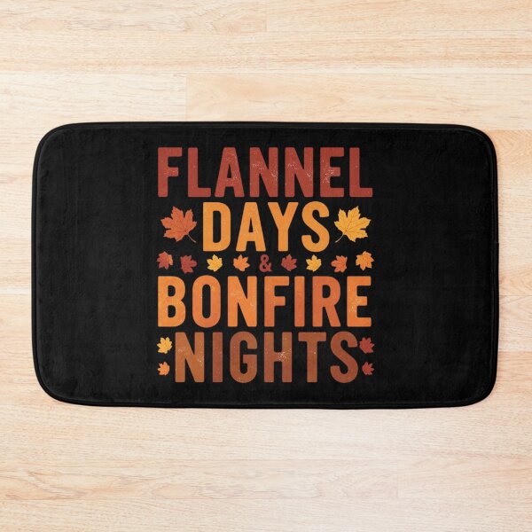 Item preview, Flannel Days and Bonfire Nights T-shirt – Cozy Fall Season Design designed and sold by FestivityFinds.