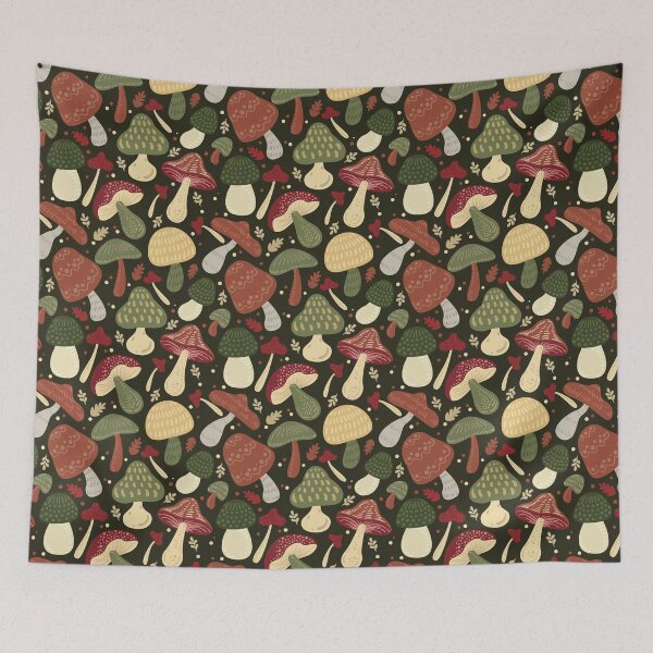 Item preview, Autumn Mushrooms designed and sold by LaPetiteBelette.