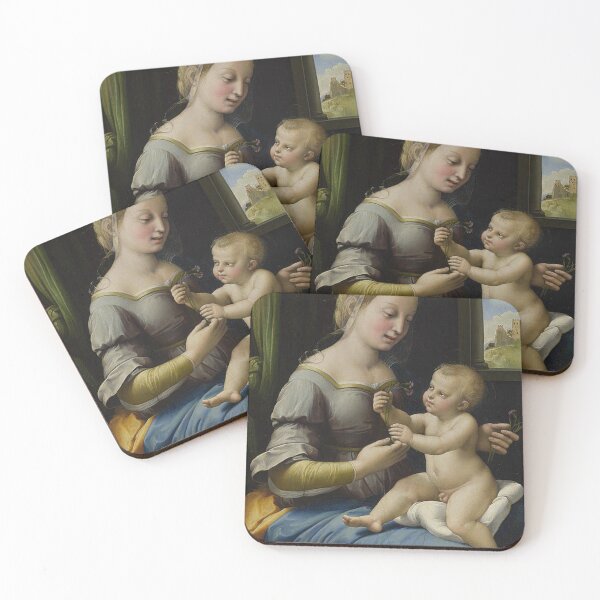 Item preview, The Madonna of the Pinks – Leonardo da Vinci (c. 1495–1500) designed and sold by Art Outlaws.