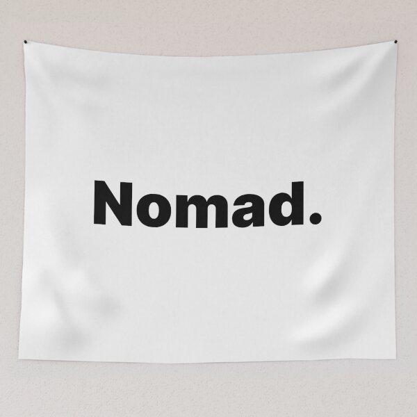 Item preview, Nomad | Black Text designed and sold by ThingsOnTees.