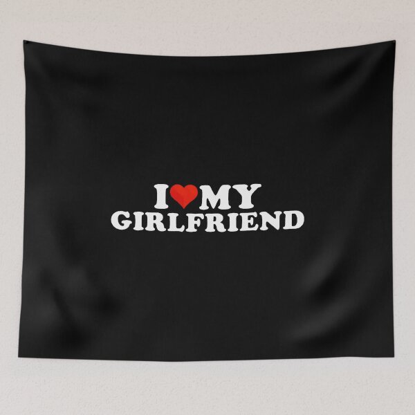 Item preview, I Love My Beautiful Girlfriend I Heart My Beautiful  designed and sold by gear-posters.