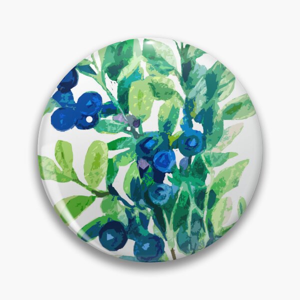 Item preview, Wild blueberries designed and sold by Lemontreeart63.