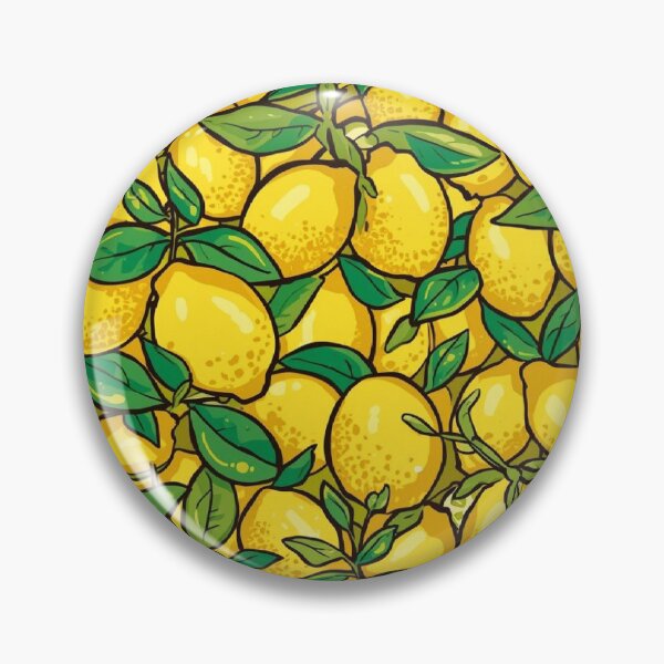 Item preview, Fresh Lemon Citrus Pattern designed and sold by designwiss.