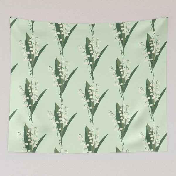 Item preview, Lily of the Valley — Stylized Botanical designed and sold by NicolaZhukov.