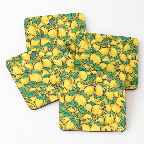 Item preview, Fresh Lemon Citrus Pattern designed and sold by designwiss.