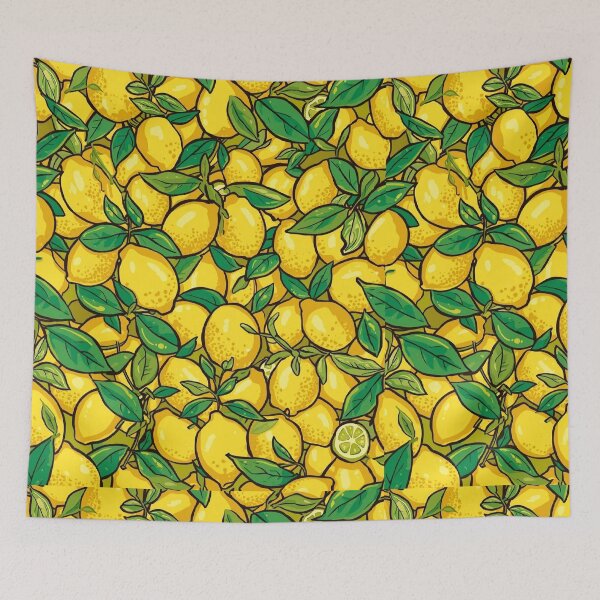 Item preview, Fresh Lemon Citrus Pattern designed and sold by designwiss.