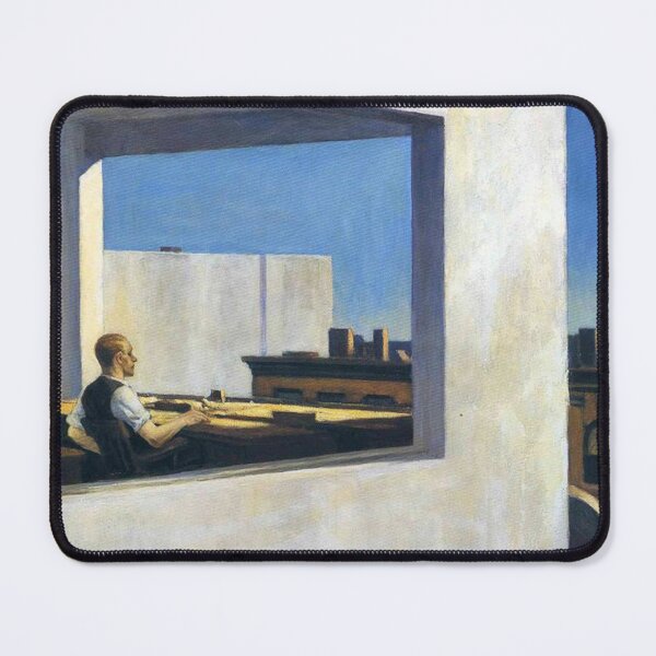 Item preview, Office in a Small City (1953), Edward Hopper designed and sold by Art Outlaws.