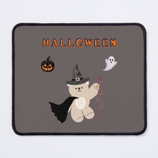 Item preview, Mono Bear Halloween Witch – Cute Spooky Edition designed and sold by mintmono-studio.