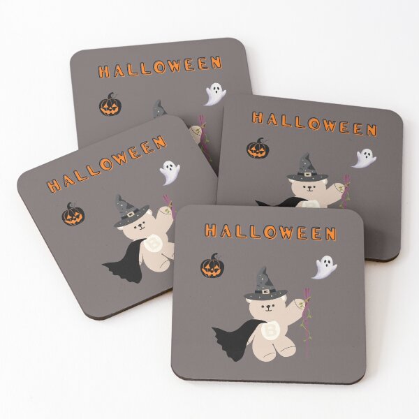 Item preview, Mono Bear Halloween Witch – Cute Spooky Edition designed and sold by mintmono-studio.