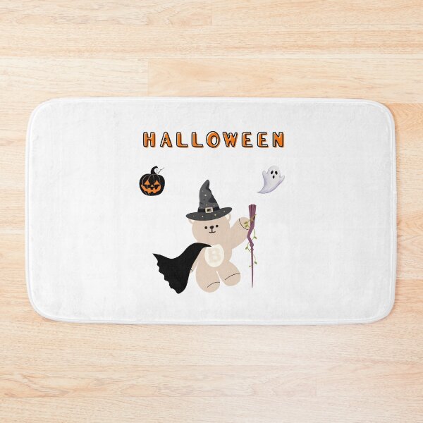 Item preview, Mono Bear Halloween Witch – Cute Spooky Edition designed and sold by mintmono-studio.