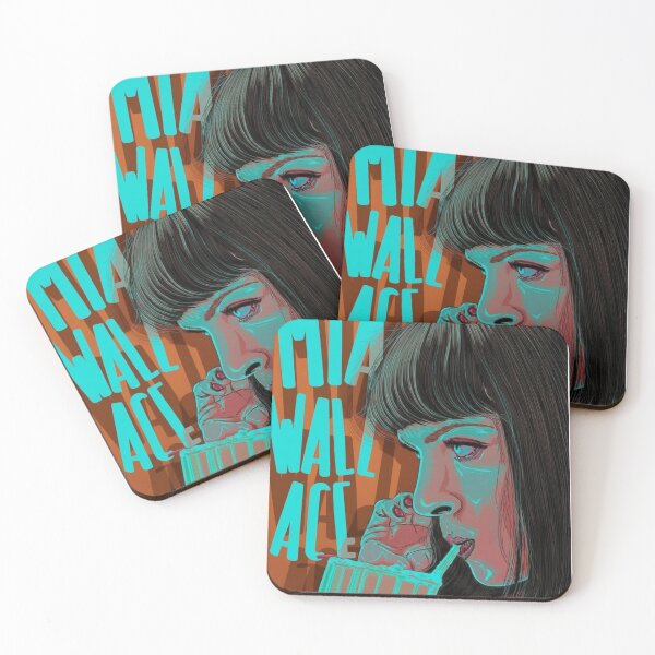 Item preview, Mia Wallace Uma Thurman Watercolor Portrait Art designed and sold by Vicky021.