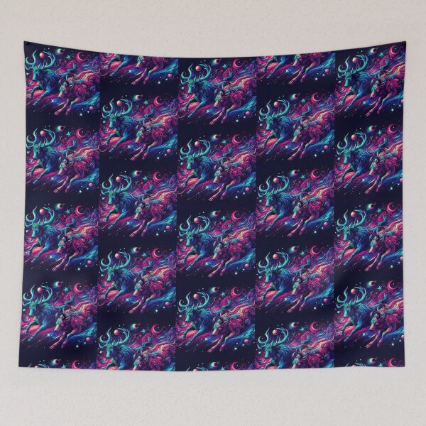 Item preview, mystic deer and bull designed and sold by Dogandesighn.