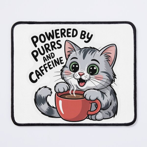 Item preview, GreyCoffeCat designed and sold by Cute&Little Ghosts.