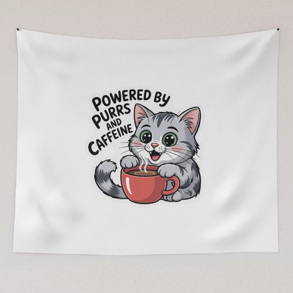 Item preview, GreyCoffeCat designed and sold by Cute&Little Ghosts.