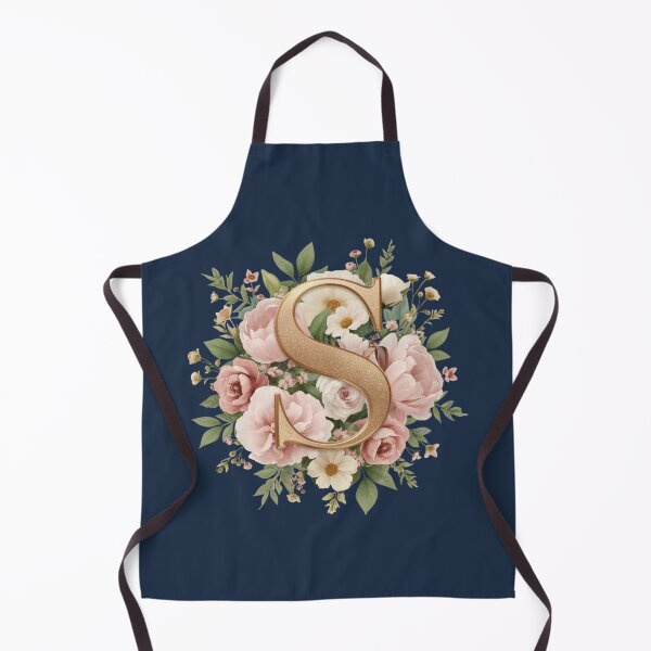 Item preview, Floral Monogram Letter S Wall Art – Elegant Gold Initial S with Roses & Peonies | Personalized Wedding Gift, Nursery Decor, Feminine Botanical Initial S Print designed and sold by AmenAlways.