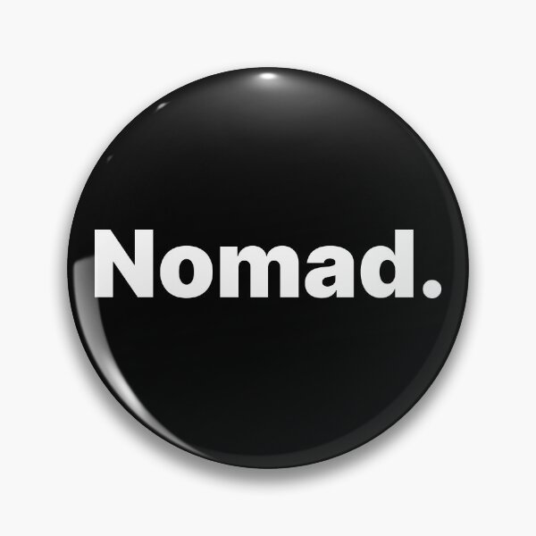 Item preview, Nomad | White Text designed and sold by ThingsOnTees.
