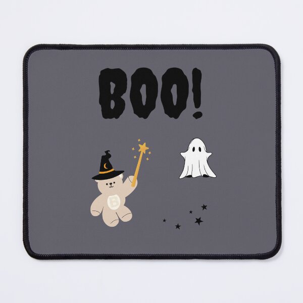 Item preview, BOO! Mono Bear Ghost Magic – Spooky Cute Halloween designed and sold by mintmono-studio.