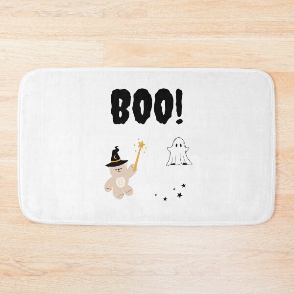 Item preview, BOO! Mono Bear Ghost Magic – Spooky Cute Halloween designed and sold by mintmono-studio.