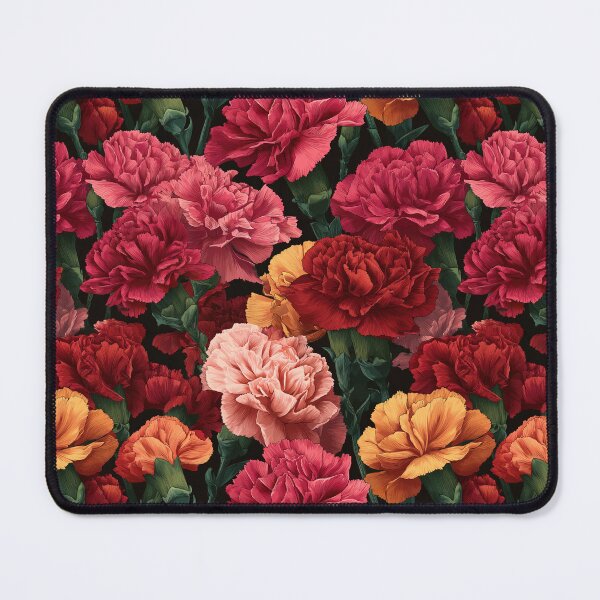 Item preview, Chic Whimsical Carnations For Rustic Charm designed and sold by RoyalStarsPatts.