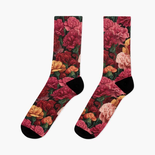 Item preview, Chic Whimsical Carnations For Rustic Charm designed and sold by RoyalStarsPatts.