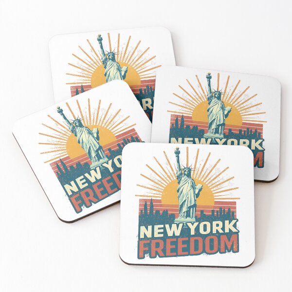 Item preview, New York Freedom – Statue of Liberty Skyline Design designed and sold by Activity01.