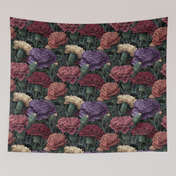 Item preview, Cute Graceful Carnation Pattern For Holiday Surprise designed and sold by RoyalStarsPatts.