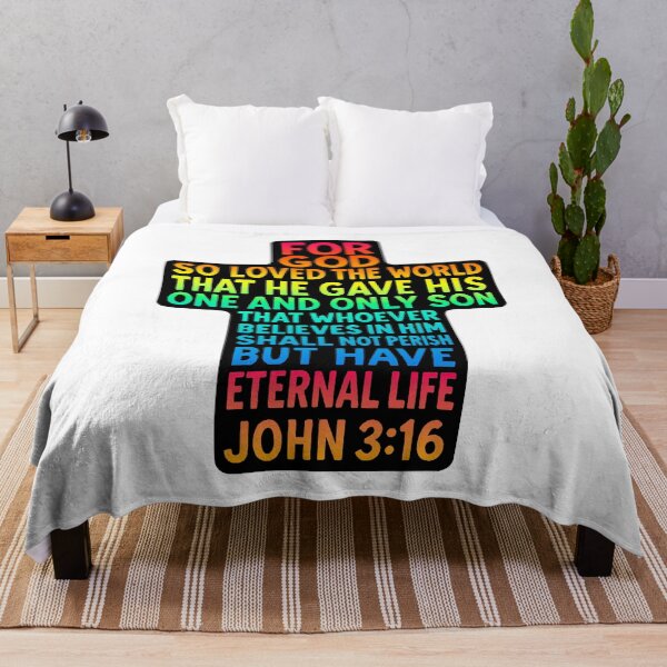 Item preview, John 3:16 For God So Loved The World designed and sold by plushism.