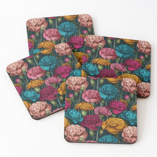 Item preview, Trendy Stunning Carnations Print For Sunny Interiors designed and sold by RoyalStarsPatts.