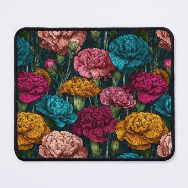 Item preview, Trendy Stunning Carnations Print For Sunny Interiors designed and sold by RoyalStarsPatts.