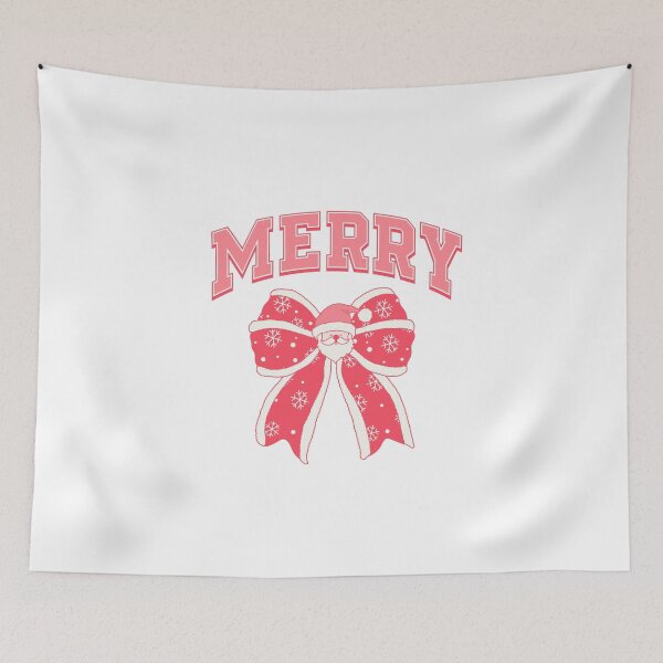 Item preview,  Pink christmas bow with gingerbread- coquettecore christmas girly  designed and sold by cocomelon168.
