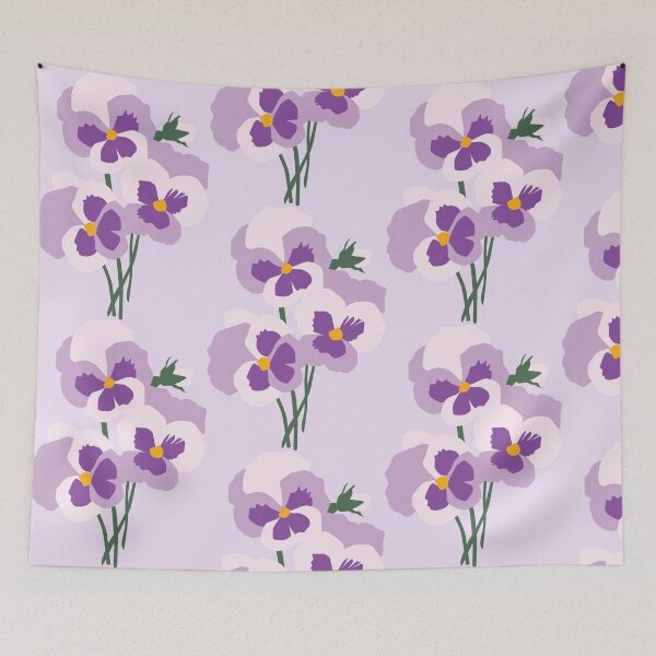 Item preview, Lavender Pansy Bouquet — Stylized designed and sold by NicolaZhukov.