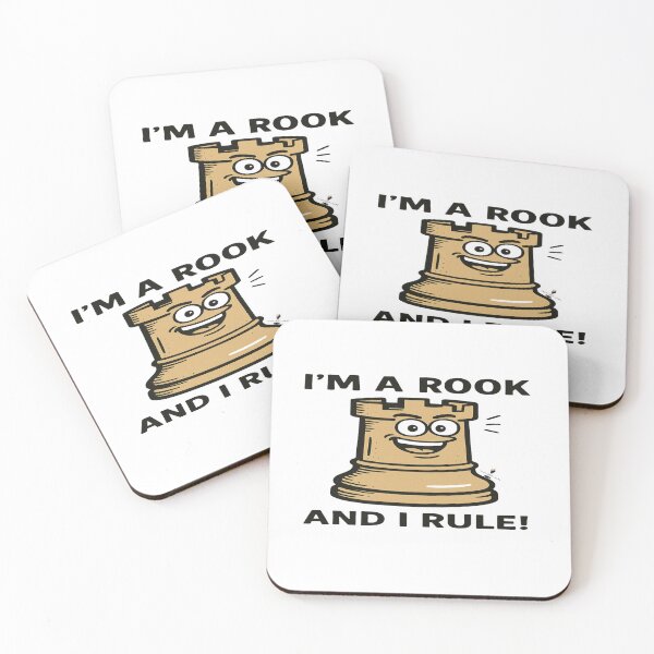 Item preview, I’M A ROOK… AND I RULE! | Chess Fortress with Flair designed and sold by PawnShiftGoods.