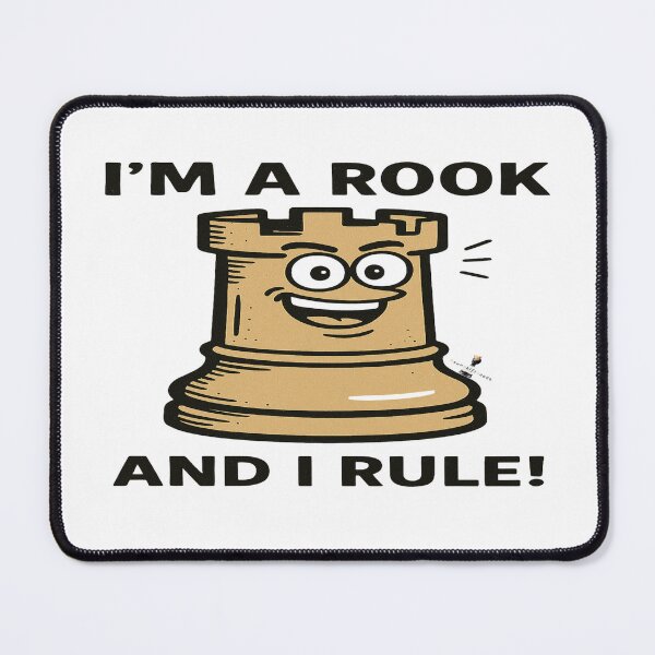Item preview, I’M A ROOK… AND I RULE! | Chess Fortress with Flair designed and sold by PawnShiftGoods.