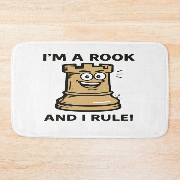 Item preview, I’M A ROOK… AND I RULE! | Chess Fortress with Flair designed and sold by PawnShiftGoods.