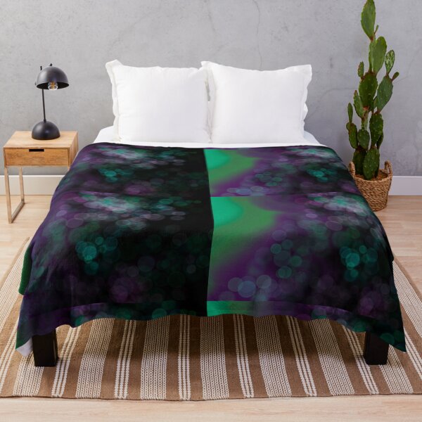 Item preview, Purple turquoise green design blend designed and sold by Swirling_UniverseShop.
