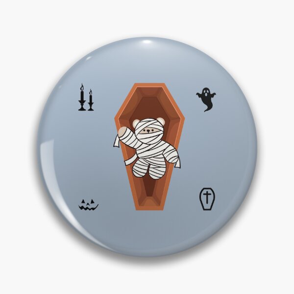 Item preview, Mono Bear Halloween Mummy – Spooky Cute Edition designed and sold by mintmono-studio.