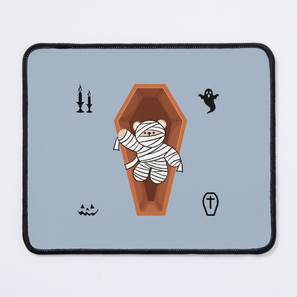 Item preview, Mono Bear Halloween Mummy – Spooky Cute Edition designed and sold by mintmono-studio.