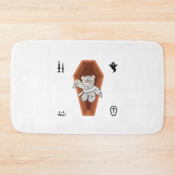 Item preview, Mono Bear Halloween Mummy – Spooky Cute Edition designed and sold by mintmono-studio.