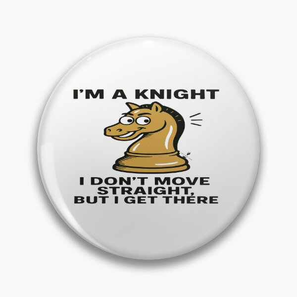Item preview, Chaotic Knight – Funny Chess Quote Design designed and sold by PawnShiftGoods.