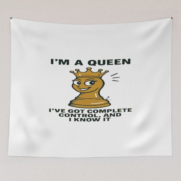 Item preview, Charming Chess Queen – Checkmate Confidence designed and sold by PawnShiftGoods.