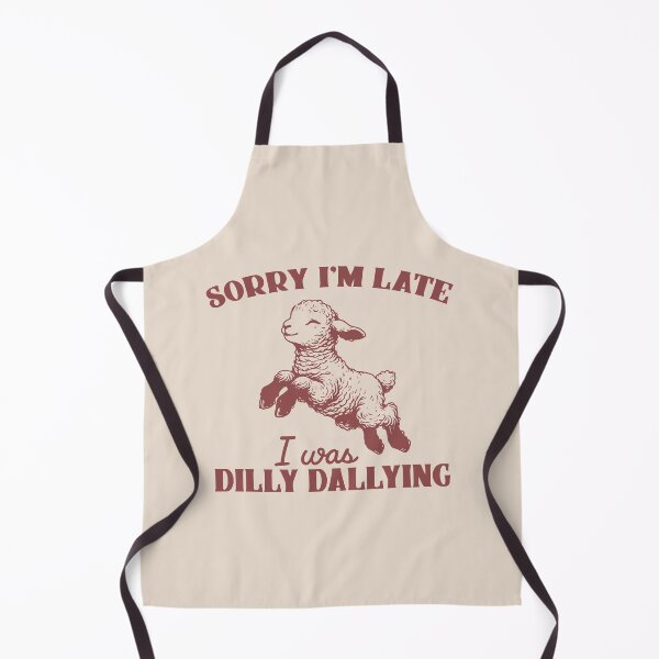 Item preview, Sorry I'm Late I was Dilly Dallying Vintage Sheep  designed and sold by BrownHorse90s.