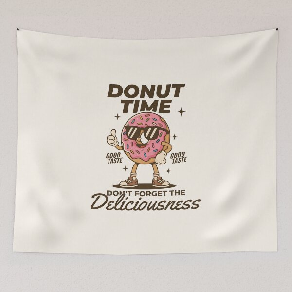Item preview, Donut Time | Retro Donut Cartoon designed and sold by HoopeStylee.