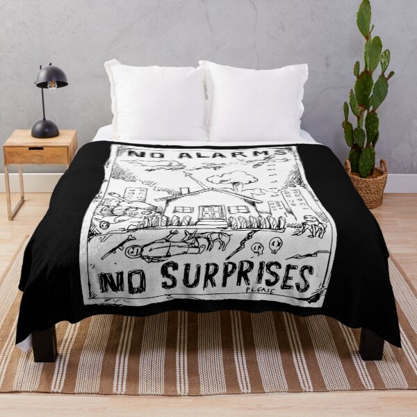 Item preview, No Surprises Illustrated Lyrics designed and sold by SamantCricka.