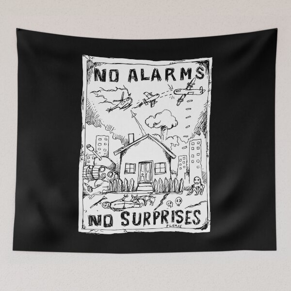 Item preview, No Surprises Illustrated Lyrics designed and sold by SamantCricka.