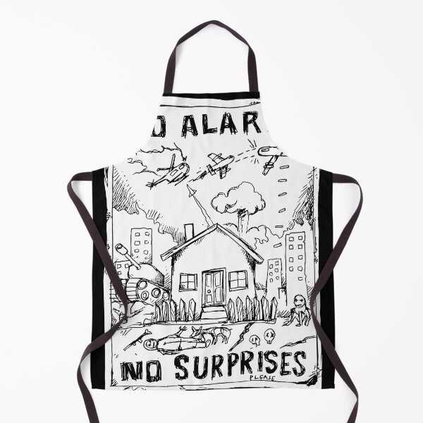 Item preview, No Surprises Illustrated Lyrics designed and sold by SamantCricka.