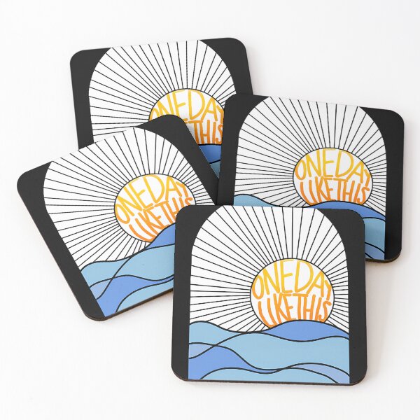 Item preview, One Day Like This Elbow Sunrise Art designed and sold by SamantCricka.