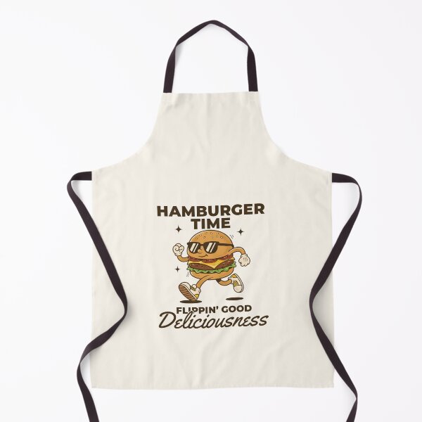 Item preview, Hamburger Time | Retro Hamburger Cartoon designed and sold by HoopeStylee.